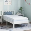 vidaXL Vzmetnice Bela 80 x 160 cm 100% poliestrska žakardna tkanina
