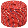 vidaXL Večnamenska uporabna vrv 14 mm 25 m Rdeča PP