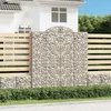 Lučne gabionske košare 20 kom 200x50x220/240 cm pocinčano željezo