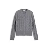 TOMMY HILFIGER Pletena jopa siva