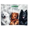 NATURES PROTECTION Ćebe za pse Soft Blanket White Puppies, 127x152cm