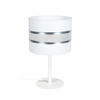 Stona lampa CORAL 1xE27/60W/230V bela