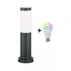 Brilagi - LED RGBW spoljašnja lampa 1xE27/15W/230V 40 cm IP44 antracit