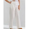 Sinsay - Wide leg pantalone - krem