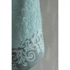 Peškir Dekordom Jacquard Floral 70 cm x 140 cm - Tirkiz