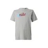 Nike Sportswear Majica svetlo modra / pegasto siva / bordo