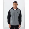 Tommy Life Jopa iz flisa Sweatshirts pegasto siva/črna