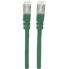 Intellinet Intellinet 740593 RJ45 omrežni kabel\, Patch kabel CAT 6a S/FTP 0.25 m zelena zaščita iz folije\, pletena zaščita\, zaščiten\, brez halogena 1 kos, (20417701)