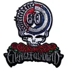 Grateful Dead 60th Anniversary Skull & Logo Iron-On Patch