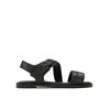 Sandali Calvin Klein Jeans Flat Sandal V3A2-80825-1688 M Črna