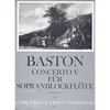 BASTON NOTNI ZVEZEK CONCERTO NO.5 C-DUR