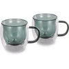 Lamart LT9127 Dvodelni komplet kozarcev Bear Vaso,250 ml, zelen