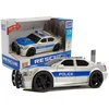 LEAN TOYS Policijsko vozilo na baterije, 1:20, s lučmi in zvoki, srebrno