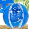 shumee Napihljiva žoga za na plažo velika pisana ZA vodo ZA bazen, plaže, potapljaška 40CM