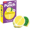 Vileda Vileda Punch Flexible gobica za pomivanje, limona, 1 kos