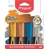 Maped Označevalnik Fluo Peps Glitter Metal set 4 barv