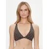 BOSS Gornji del bikini Bb Monogram 50535257 Črna Regular Fit