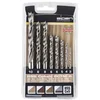 Komplet spiralnih svedrov za les PCTM 8 ALPEN, HSS Co sveder o 3 - 8 mm 8-delni