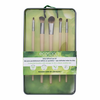 EcoTools Brush Daily Defined Eye Kit darilni set kozmetični čopič za črtalo za oči 1 kos + kozmetični čopič za senčilo za oči 4 kos + pločevinasta škatla za ženske