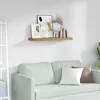Polica na zidu Zidne Smeđa 80 x 23,5 x 4 cm Konstruirano drvo