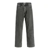 JACK & JONES Kavbojke ALEX  črn denim