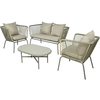 DekorDom Baštenski set 4/1 Dvosed, stolica 2pcs i stočić 9899109 KMG