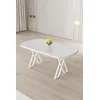 HANAH HOME Trpezarijski sto Kaye White