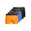 JACK & JONES Boksarice JACTHEODORE modra / oranžna / črna