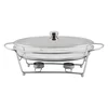 Food warming container, glass, 3.3 L