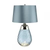 Elstead LENA-TL-S-BLUE - LED stona lampa LENA 1xE27/60W/230V + 1xGU10/7W plava