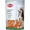 Trixie DentaFun priboljšek iz bivolje kože, piščančja koža, kost 11cm 60g 2ks