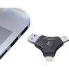 DM Damai USB Flash memorija, 256GB, USB 3.0, Type-C, Lightning, Crna