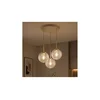 Brilagi - Luster na sajli STELLA 3xE27/60W/230V bež/zlatna