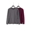 Trendyol Majica antracit/burgund