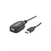 MANHATTAN Kabl 150248 USB-A M/F 2.0/480Mbps/produžni aktivni/10m