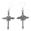 Uhani Pentagram Cross - PSY1078