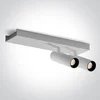 REFLEKTOR BIJELI 2x5W WW IP20 230V
