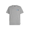 ONEILL Majica Essentials 90s azur/pegasto siva/črna