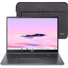 Acer - Chromebook Plus 516 Laptop with Google AI – 16 WUXGA Display - Intel i3-1315U – 8GB LPDDR5 – 128GB UFS – Wi-Fi 6E - Steel Gray