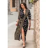 ELEGANTNA MAXI OBLEKA MORI S POTISKOM