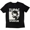 2Pac Majica Eyes Closed Unisex Black S