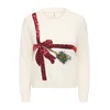 ONLY Pulover ONLXmas svetlo zelena / rdeča / bela / volneno bela