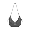 Vrečasta torbica LS COLLECTION Erik Style - siva, hobo