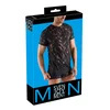Svenjoyment Stylish Burnout Effect Short Sleeved Shirt 2162232 Black Velikost M