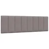 Vidaxl Blazina za vzglavje Hanko taupe 160 cm blago