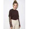 Bianco Lucci Majica T-Shirts temno rjava