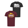 Moški komplet majic Lonsdale 117433-Black/Oxblood