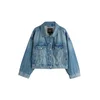 Next Prehodna jakna moder denim
