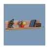 Hanah Home Zidna polica Raf-11-Tt-1, 120x25x20 cm, Svetlo-orah