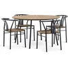 RANGSTRUP O130 sto natur/crna + 4 TAGMARK stolice